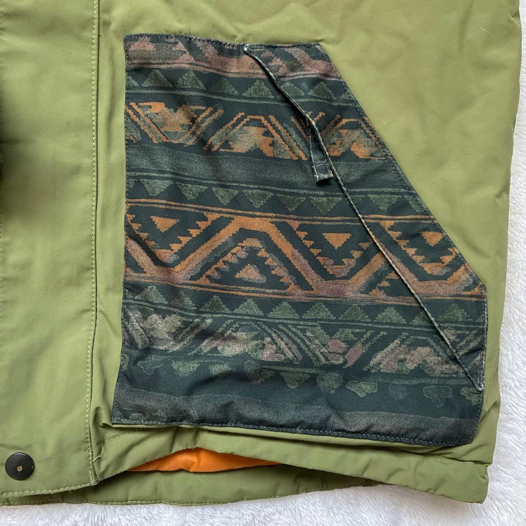 BURTON キッズXL 160 ジャケット スノーウェア スキー グリーン