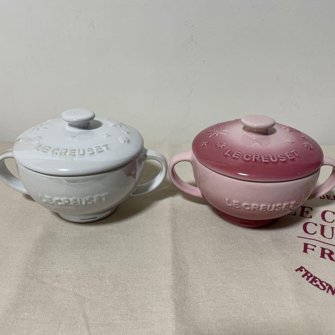 《未使用》ルクルーゼ スープボウル 2個セット