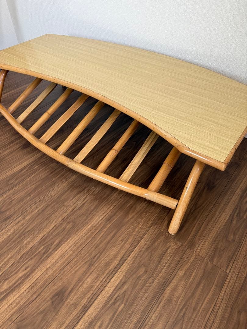 ラタンテレビボード　アンティーク　ヴィンテージ