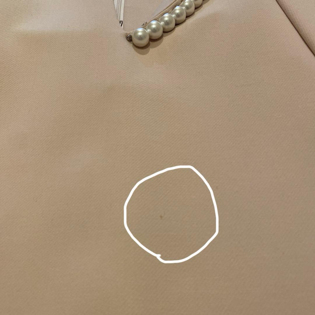 YOKOCHAN パールフリルトップス