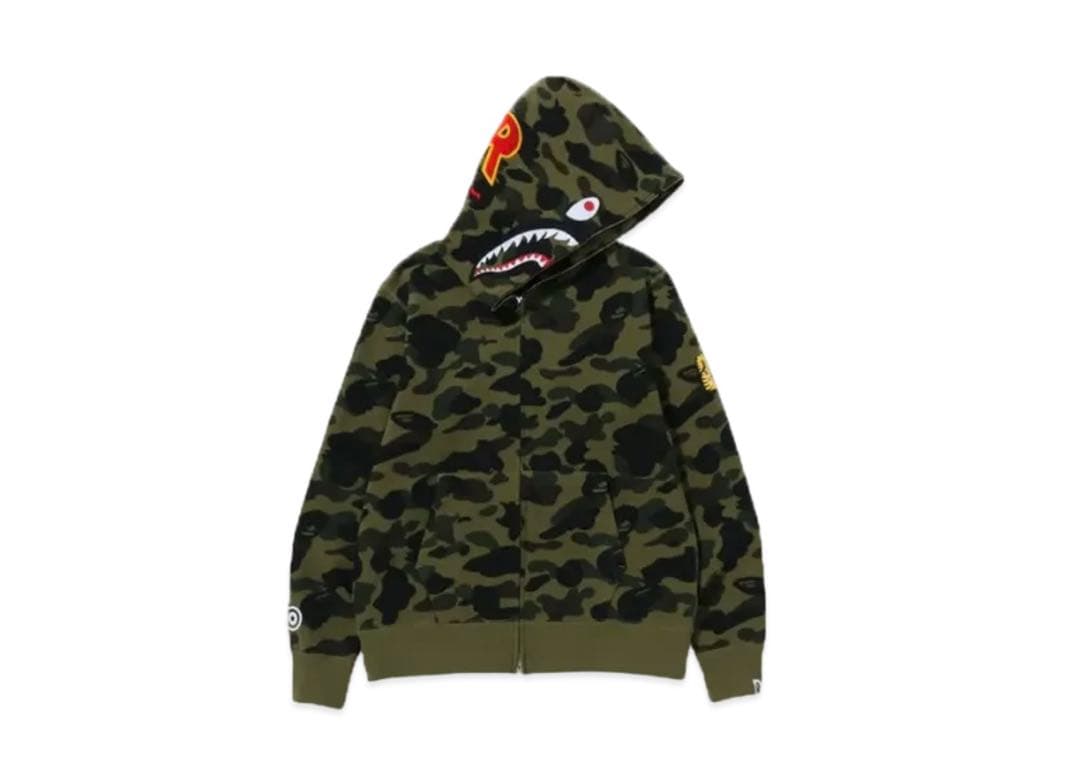 トップス A BATHING APE shark hoodie