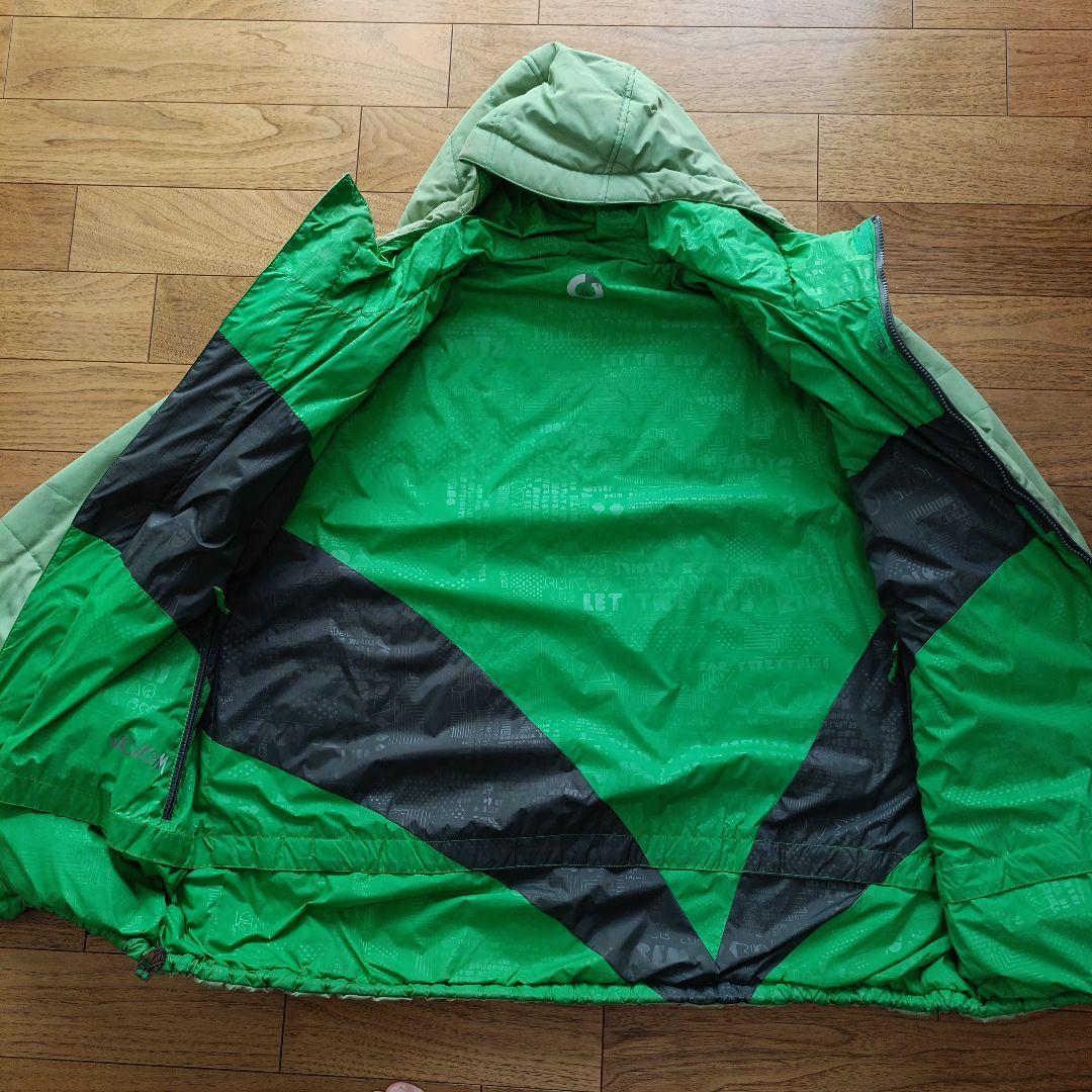 VOLCOM スノーボードウェア 2xl xxl グリーン 希少サイズ