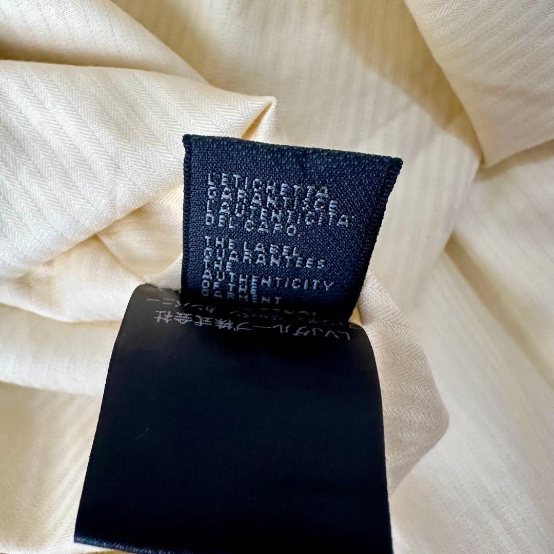 希少カラー FENDI フェンディ ズッカ柄 ステンカラー コート ホワイト L