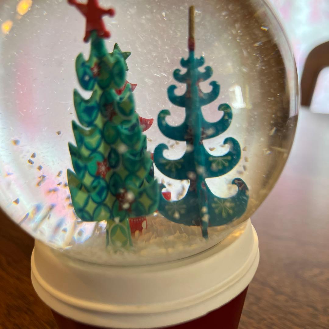 スタバ　スノードーム　旧ロゴ　レア