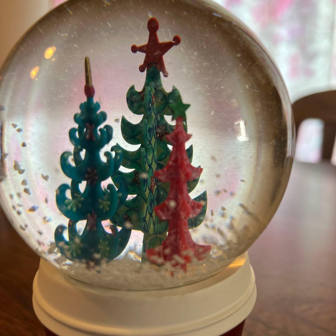 スタバ　スノードーム　旧ロゴ　レア