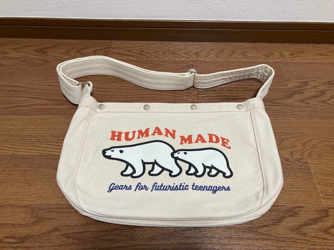 バッグ HUMAN MADE Paperboy Bag White NIGI
