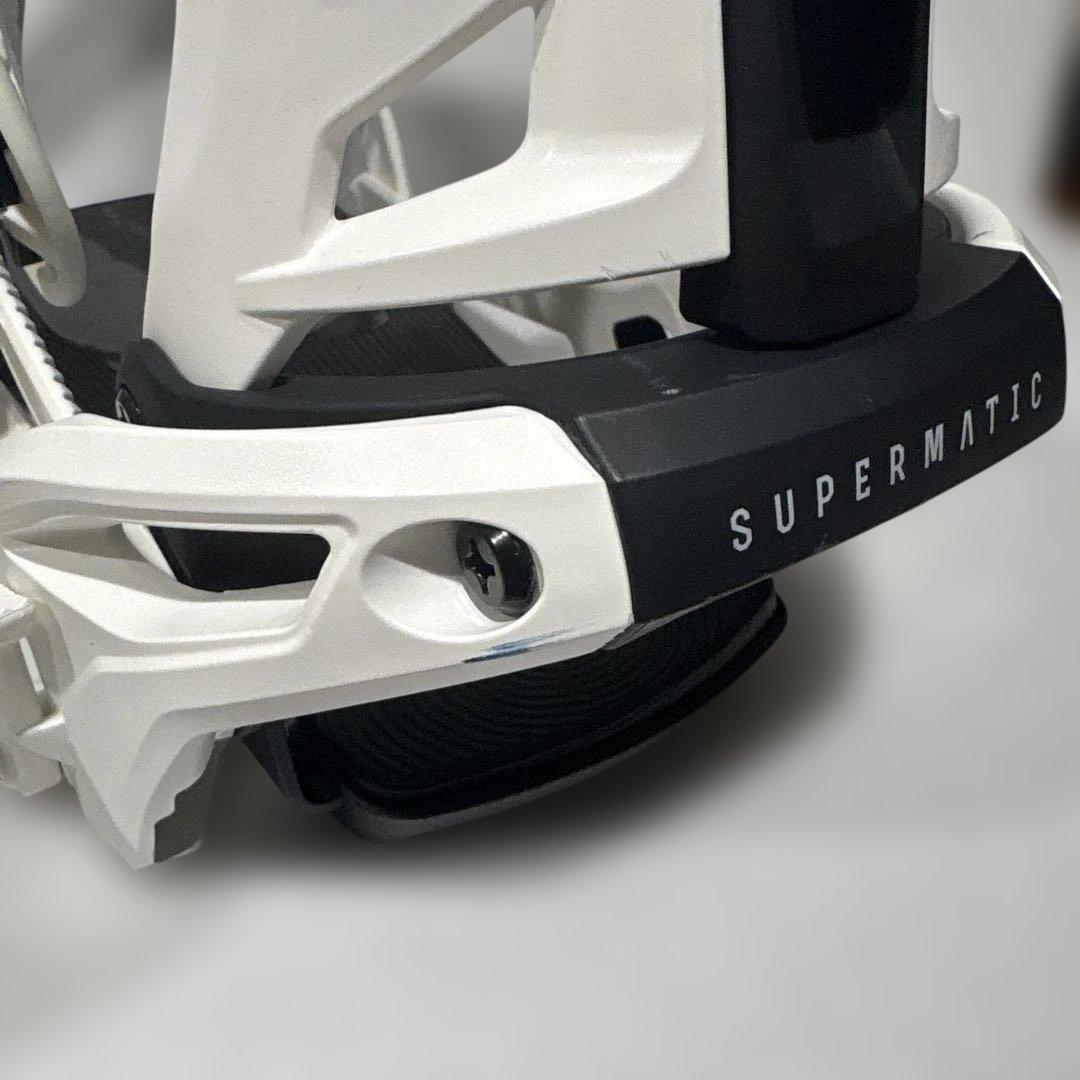 最終セール【美品】SUPERMATIC スノーボード ビンディングＬサイズ