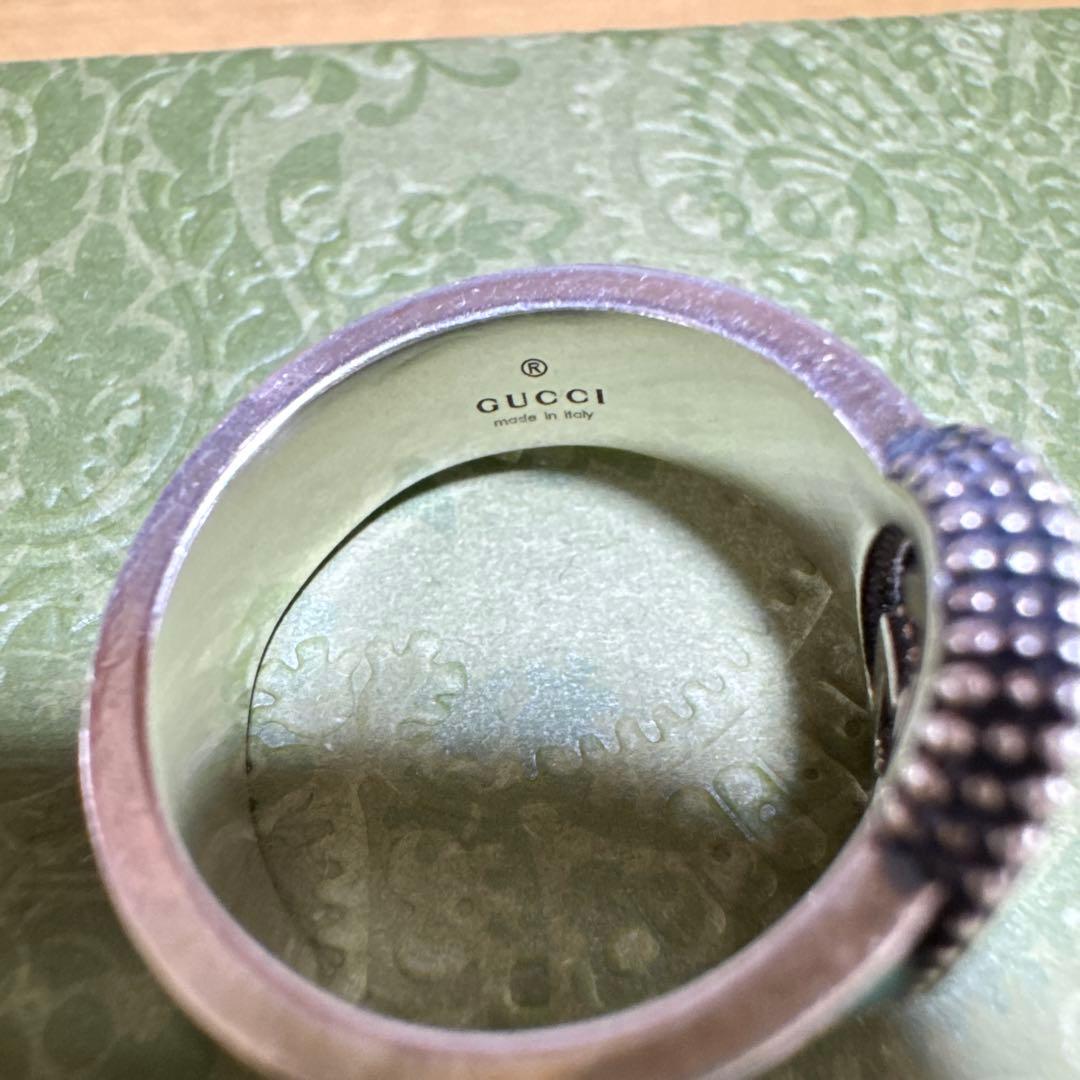 グッチ インターロッキング GG ターコイズリング