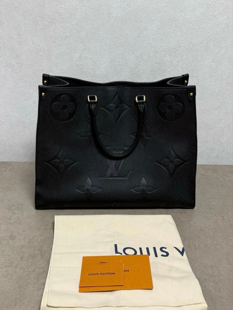極美✨ルイヴィトンオンザゴーGM M44925 アンプラント ノワールRFID