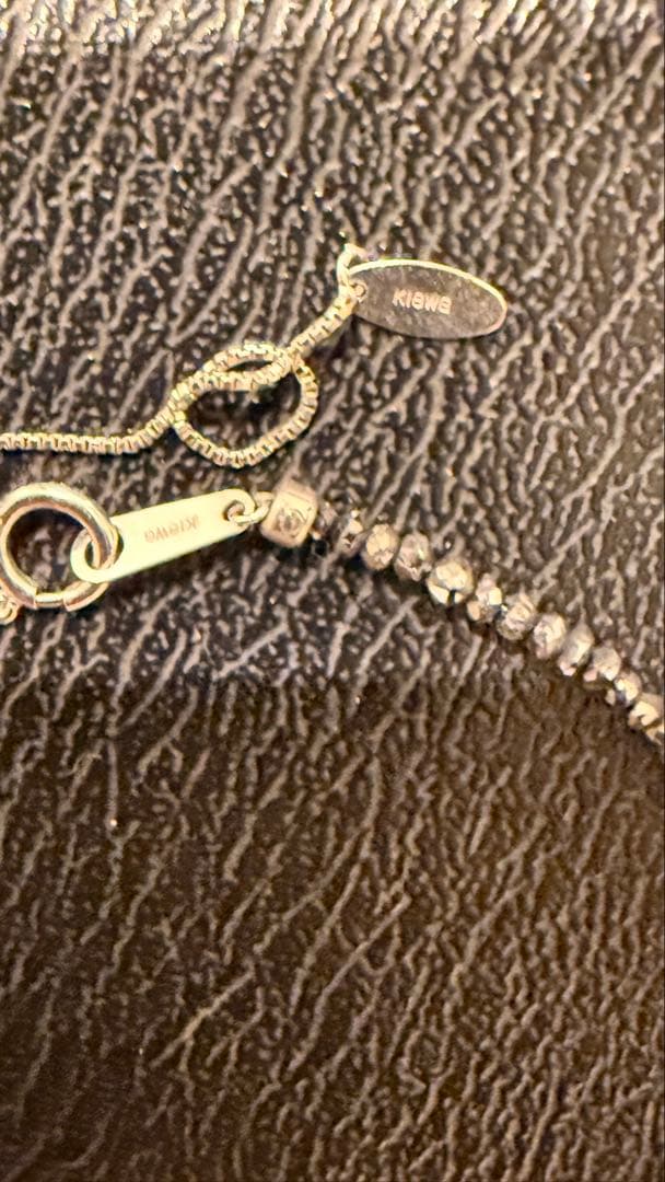 ブラックダイヤモンドビーズネックレス　20.0Ct