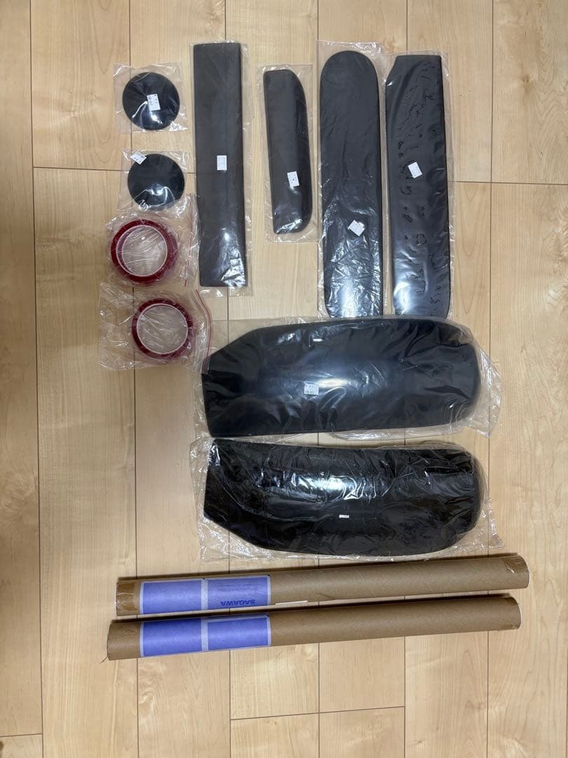 日産キューブ　NZ12用　ライトカバーセット　スモークガラスフィルムセット