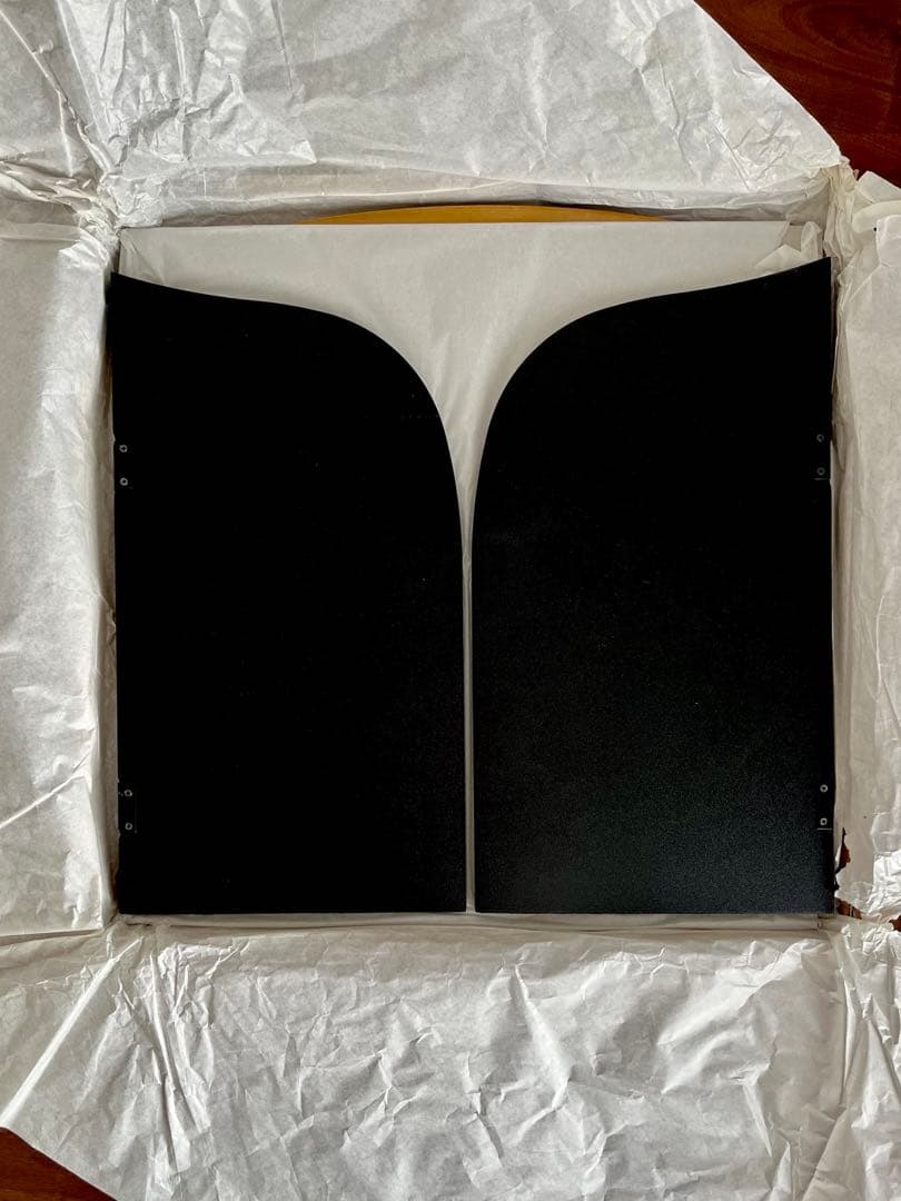 東京 久月　木製 漆塗り　飾り屏風 金箔　観音開き　三面 三日月