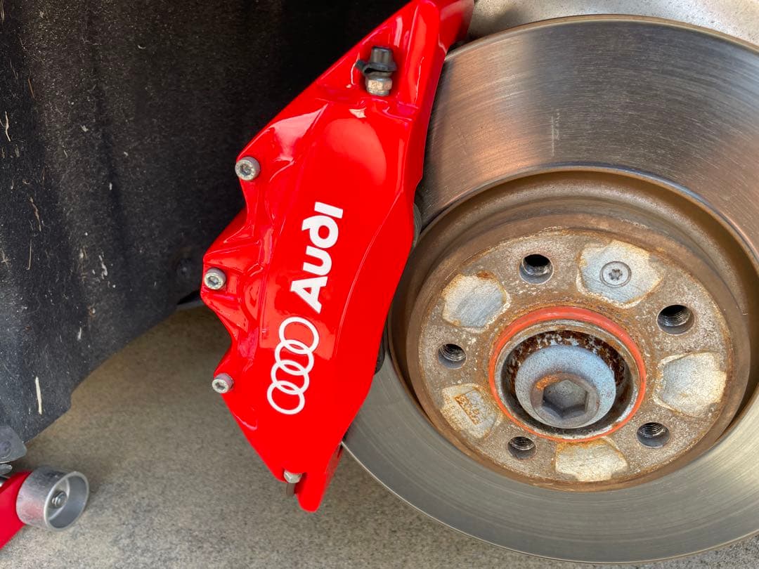 Audi A5.A6用　レッド ブレーキキャリパー 4個セット