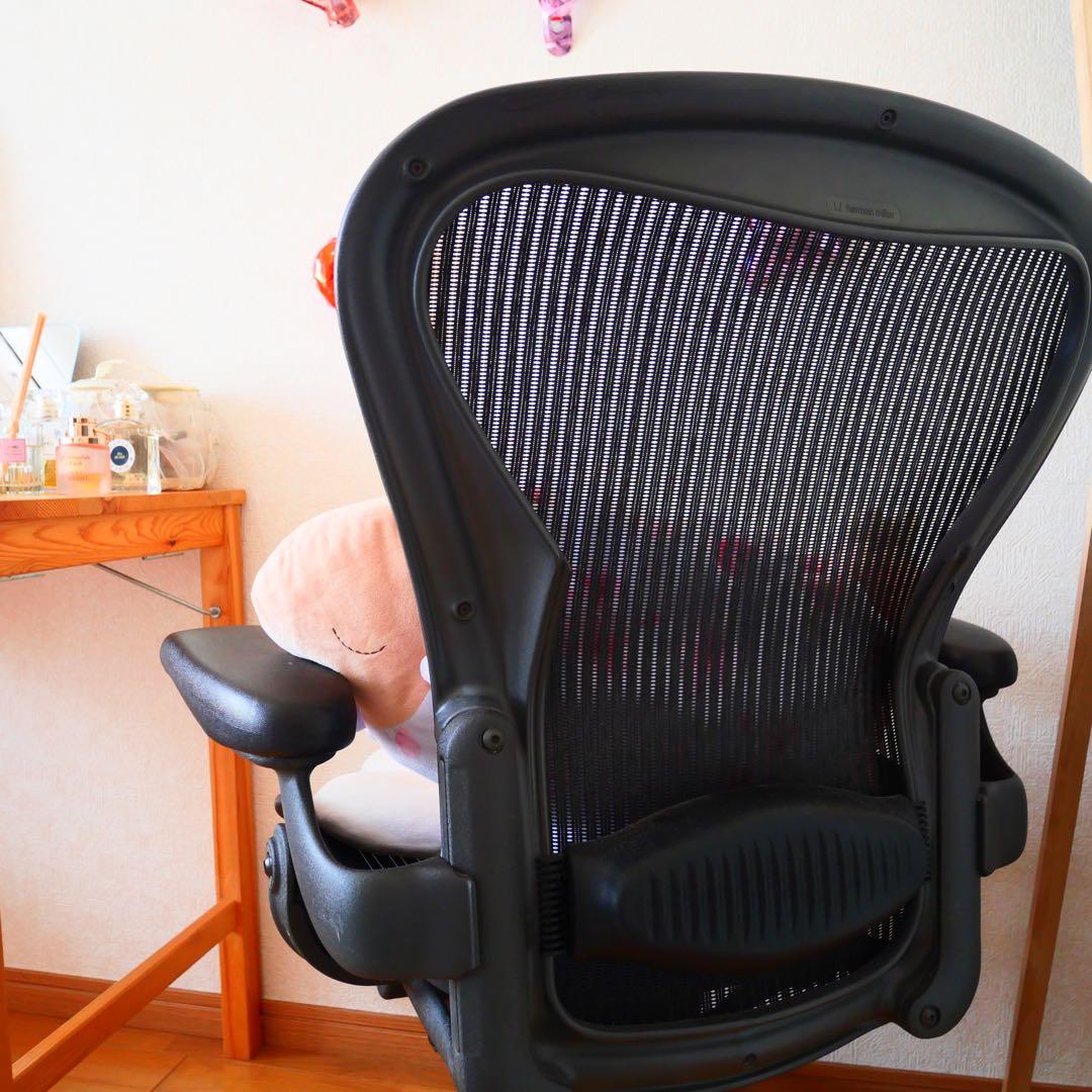 [送料込み]ハーマンミラーアーロンチェア(肘付ハイバックチェア)