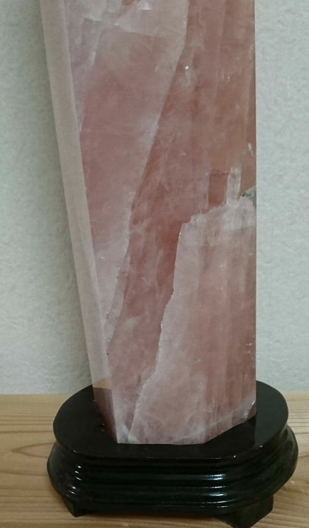 天然石　六角柱 ローズクォーツ　6キロ