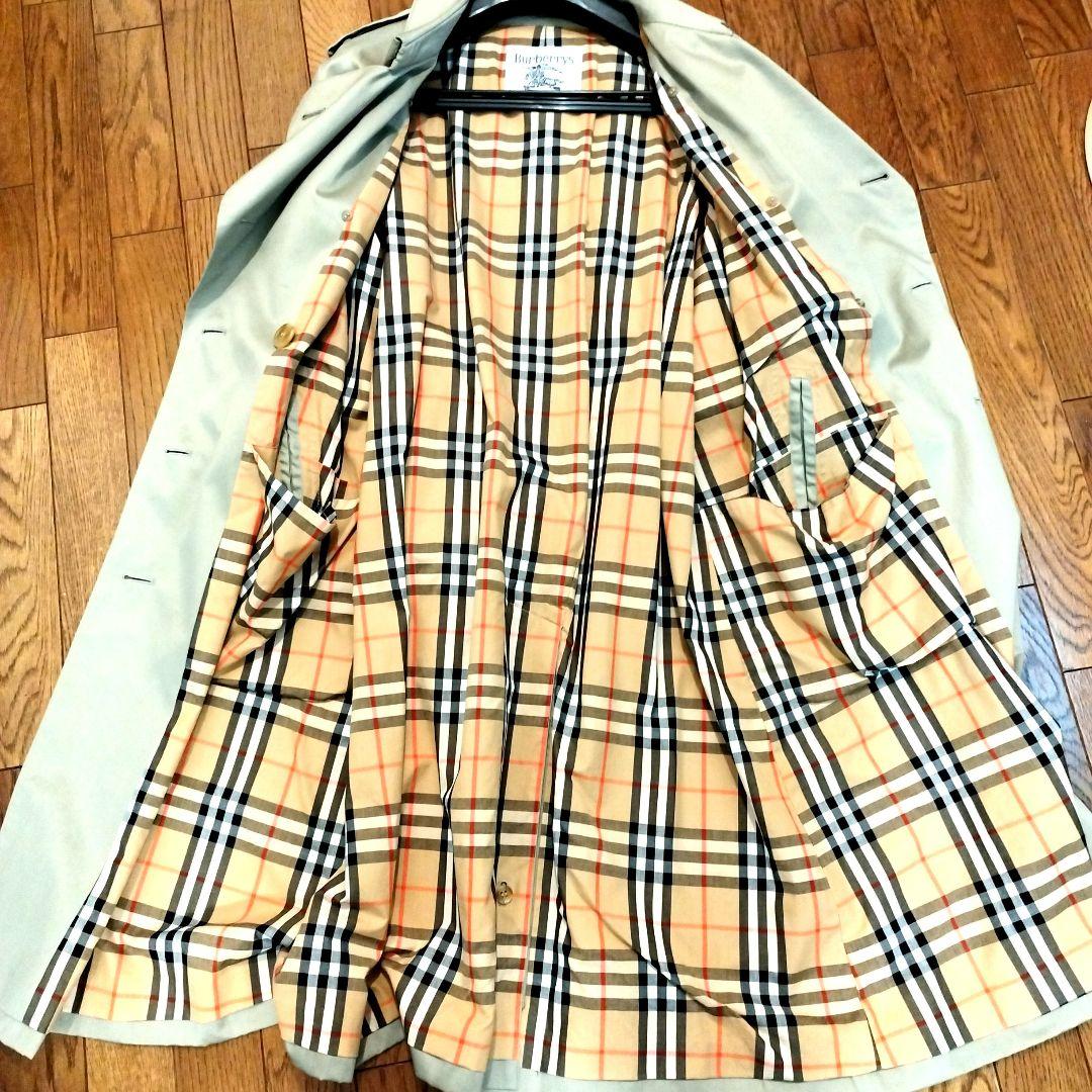 Burberry バーバリー　ベルト付きトレンチコート　ノバチェック総柄