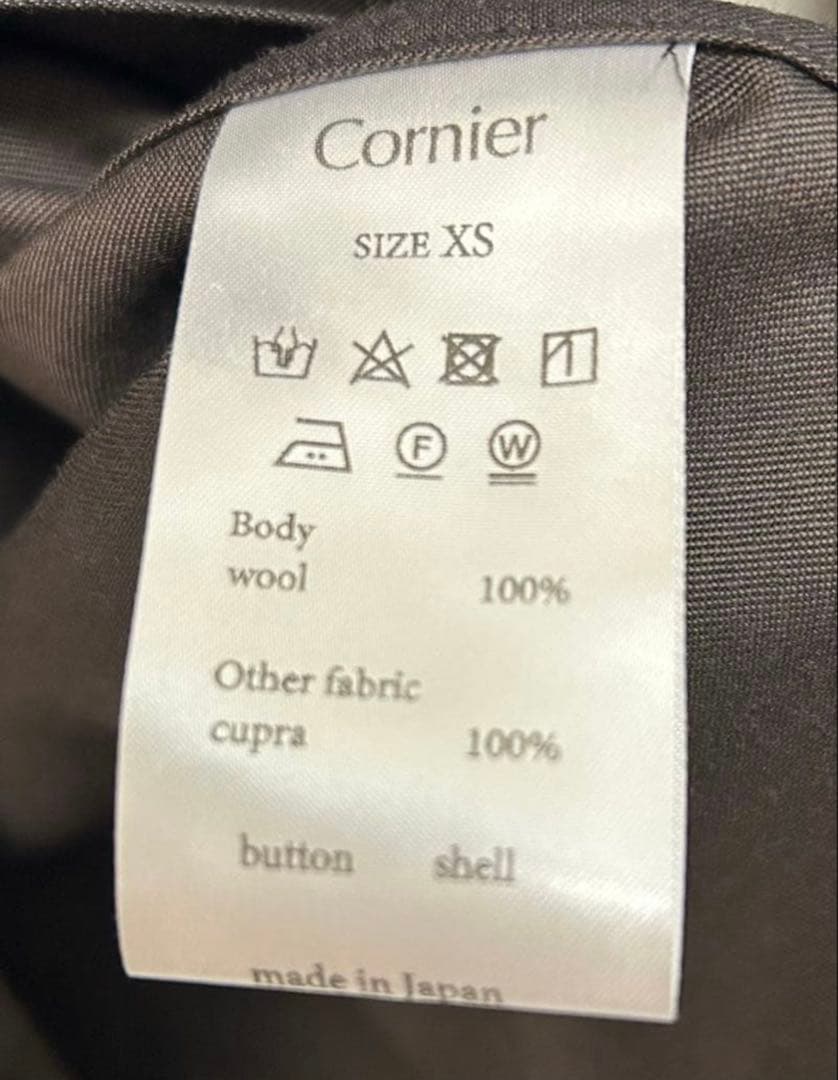 Cornier Super130 WOOL SHIRTS コルニエ