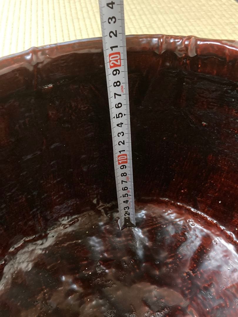 大きな籠　木曽漆器