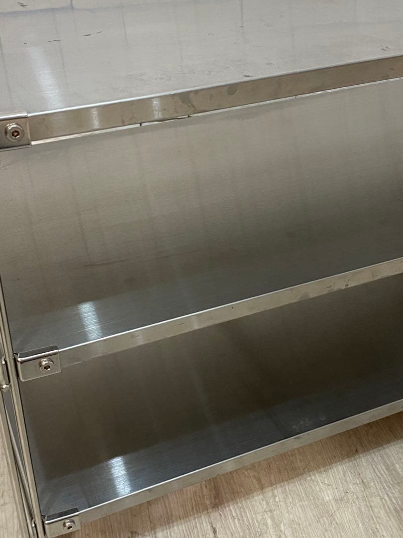 【東京都内23区配送無料】無印良品　ステンレス　棚　ラック　スチール　テレビ　本