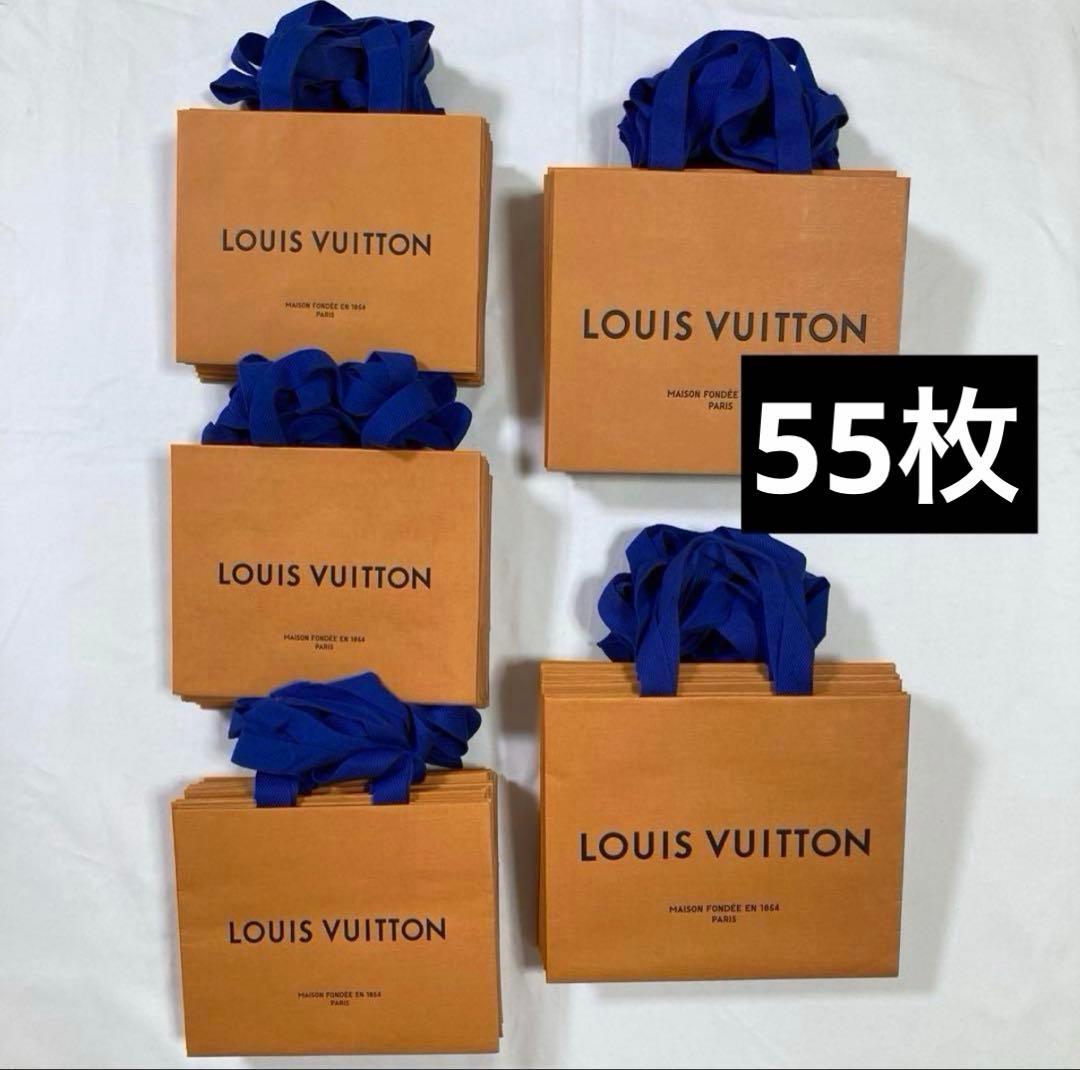 美品　ルイヴィトン　ショッパー　紙袋　小サイズ41枚　中サイズ14枚　計55枚