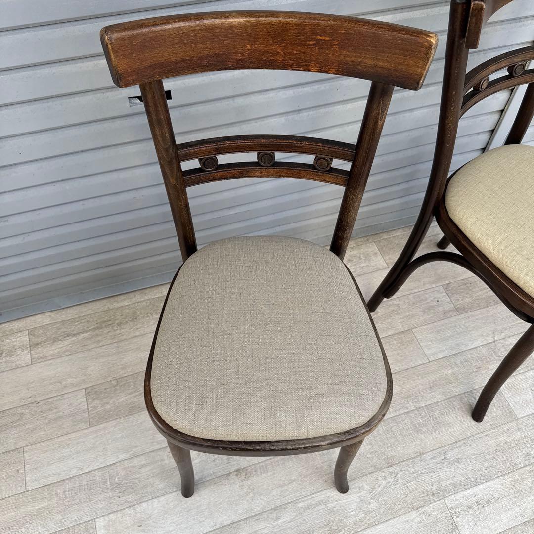 ポーランド製　THONET トーネット　ダイニングチェア　ヴィンテージ2脚