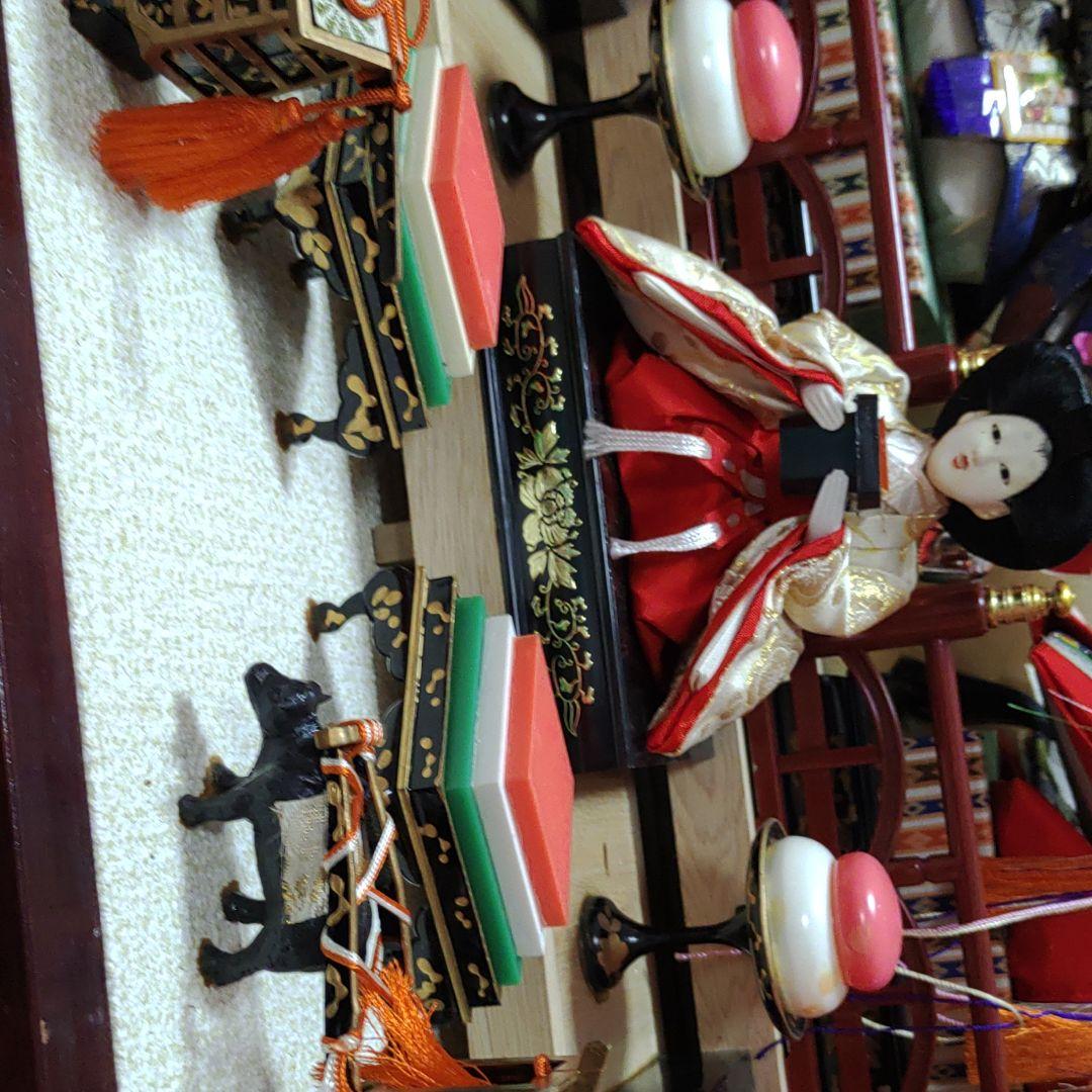 昭和レトロ　雛人形三段飾り