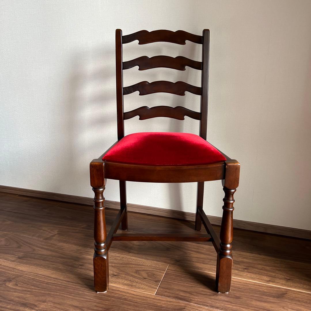 ④アンティーク　椅子　チェア　インテリア　ヴィンテージ　輸入家具　古家具　レトロ