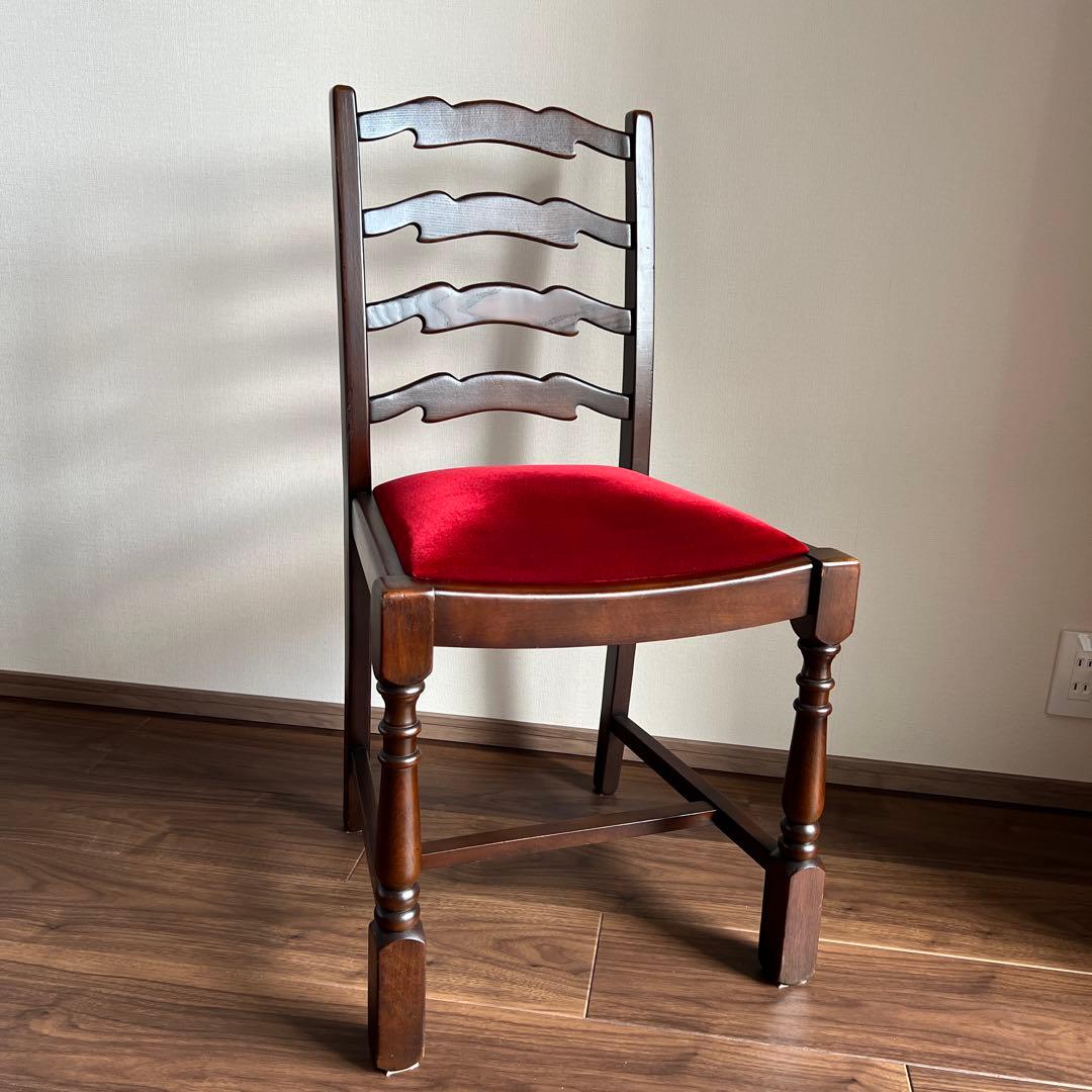 ④アンティーク　椅子　チェア　インテリア　ヴィンテージ　輸入家具　古家具　レトロ