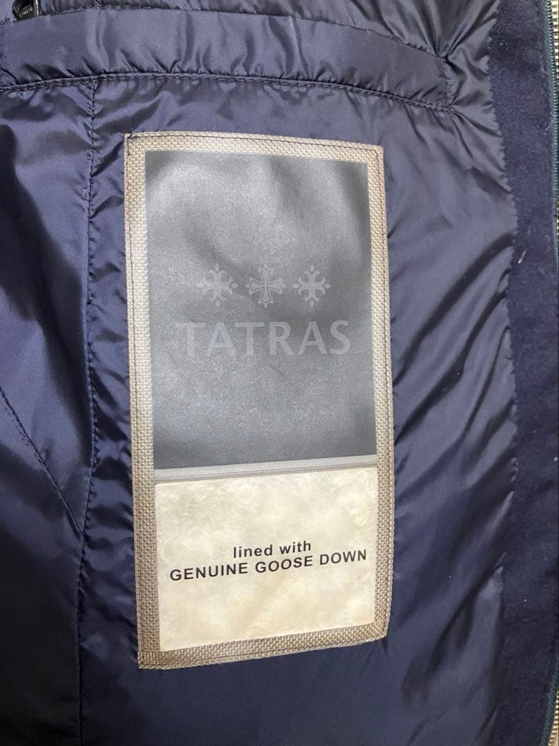 TATRAS Tomorroland別注　ネイビーダウンコート　01サイズ