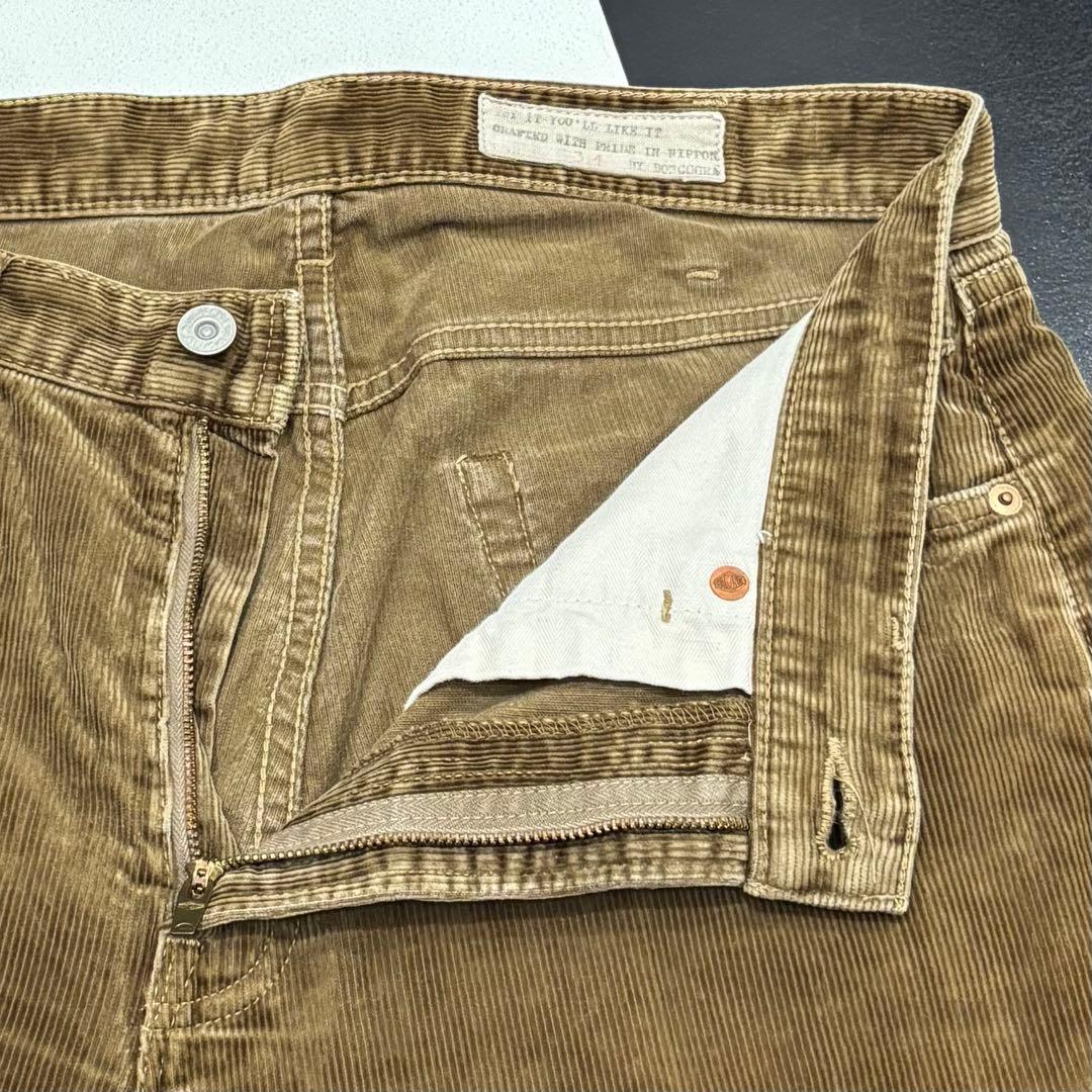 美品 ボンクラ コーデュロイ パンツ W34 ビッグ big boncoura