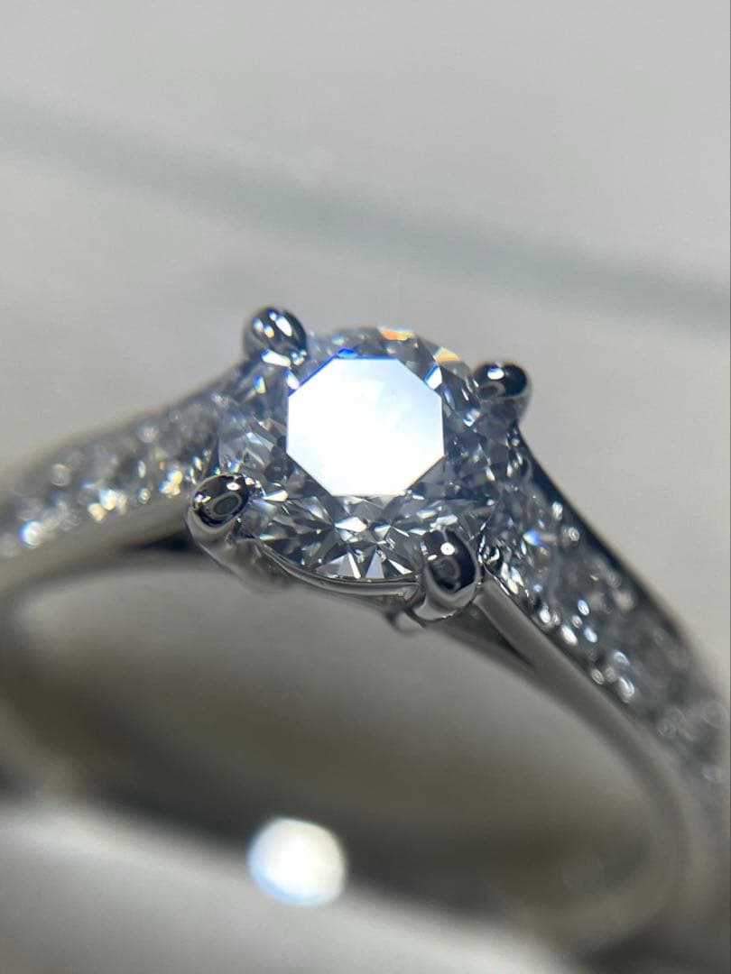 最終交渉可JA93★最高級 ダイヤモンド1.516ct pt リング 鑑定書付