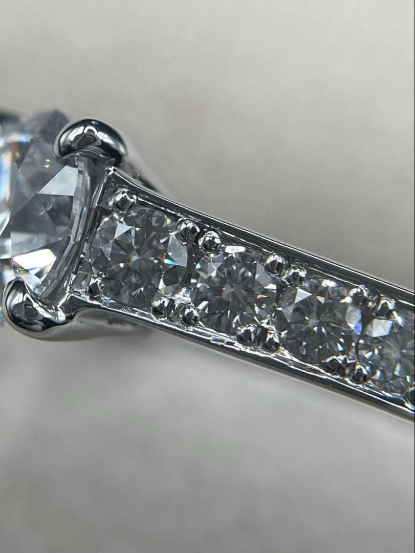 最終交渉可JA93★最高級 ダイヤモンド1.516ct pt リング 鑑定書付