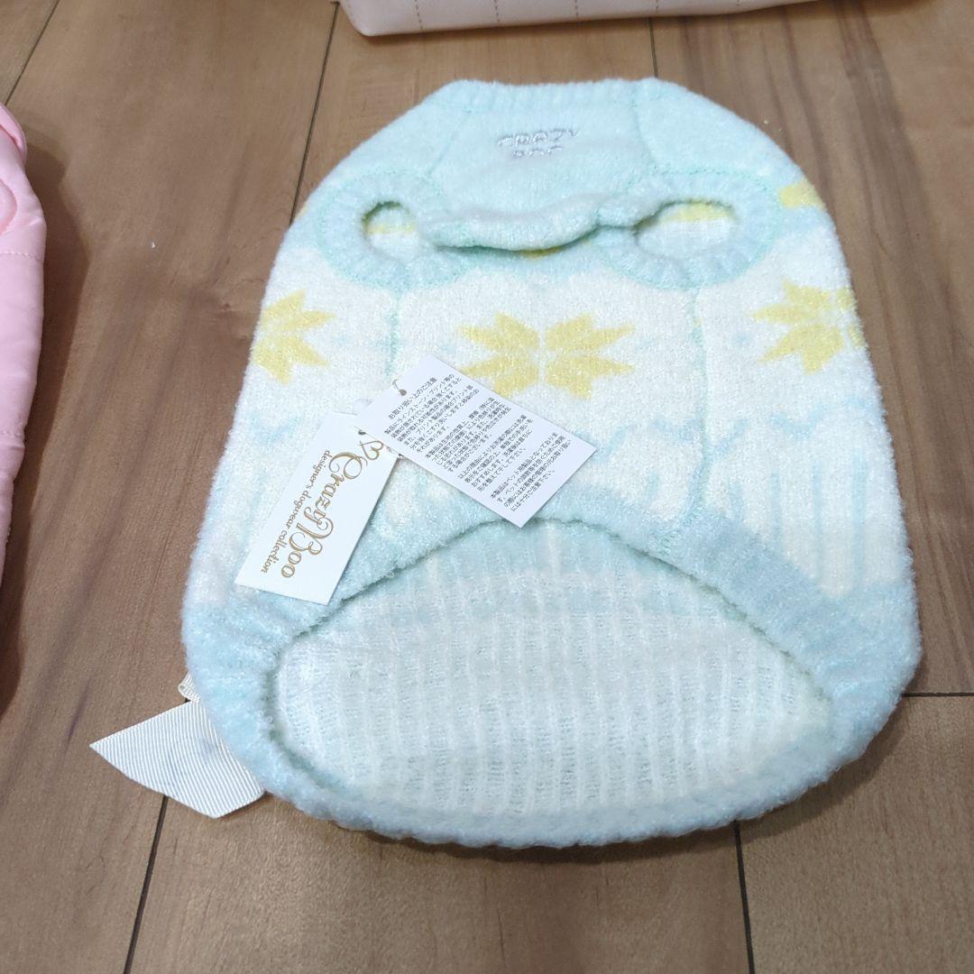 【未使用品】CrazyBoo　犬服3点セット DSサイズ トートバッグ付き