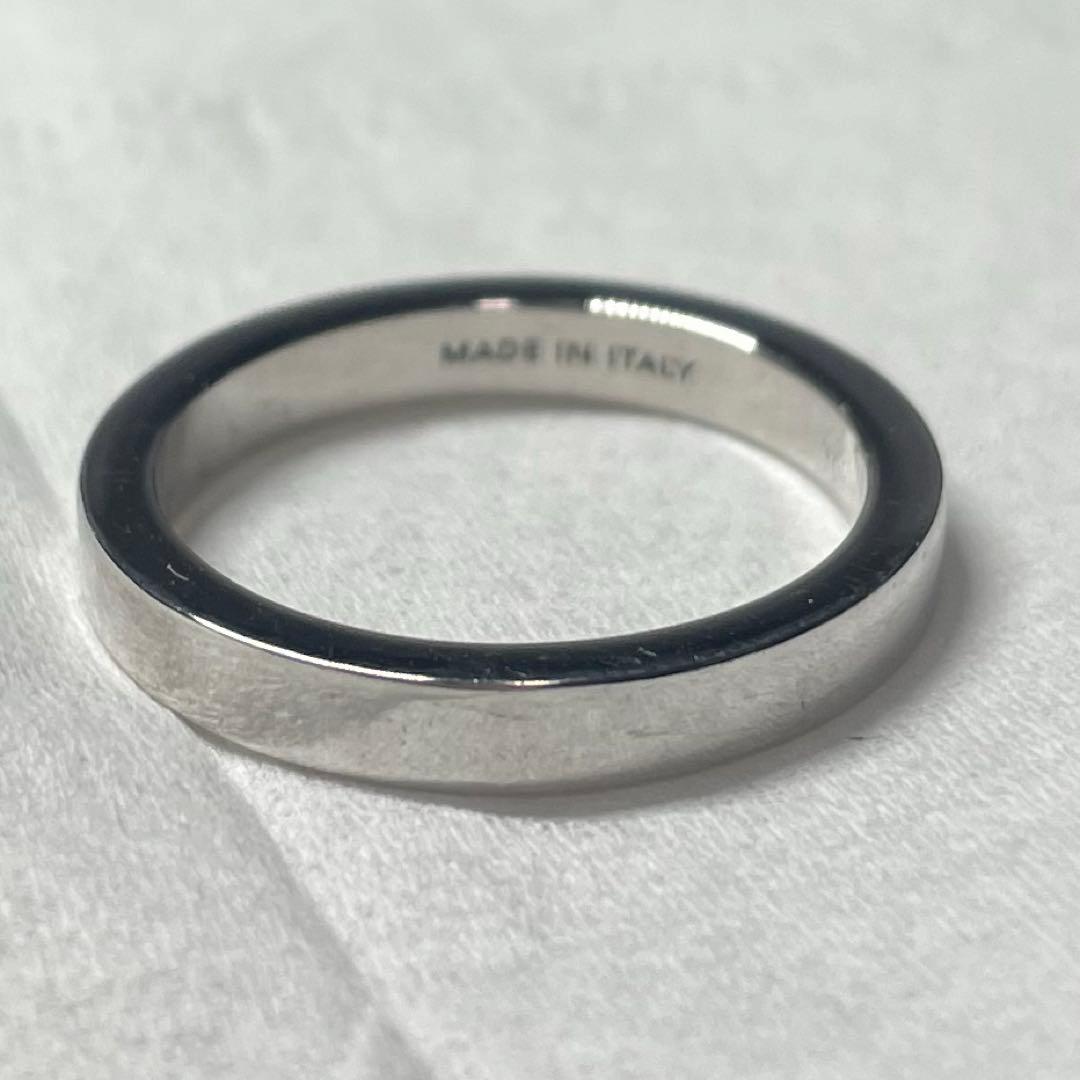 極美品　MM6 Maison Margiela ミニマル シグネチャー リング