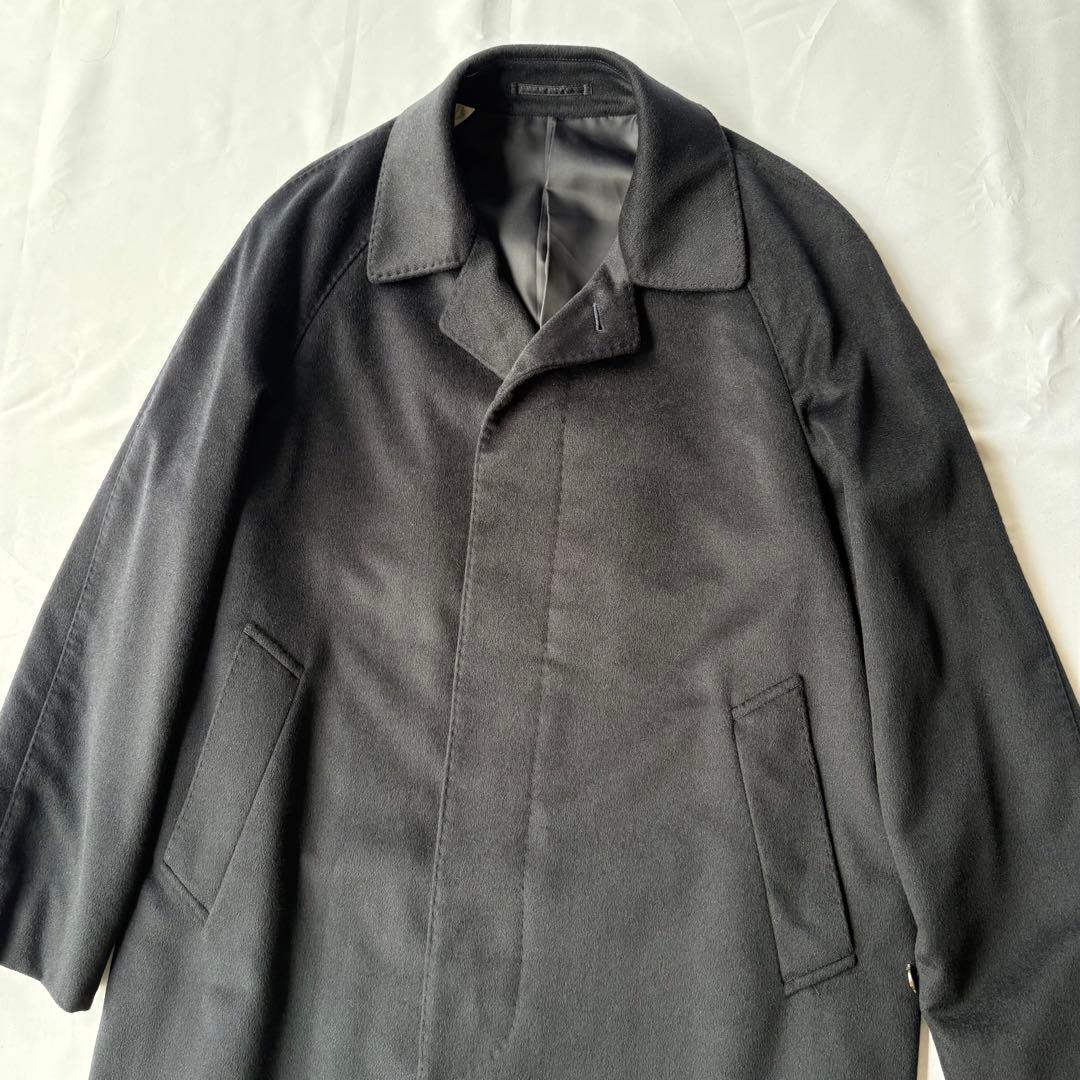 【美品】最高級 アンゴラ100% J.PRESS ステンカラーコート ロング L