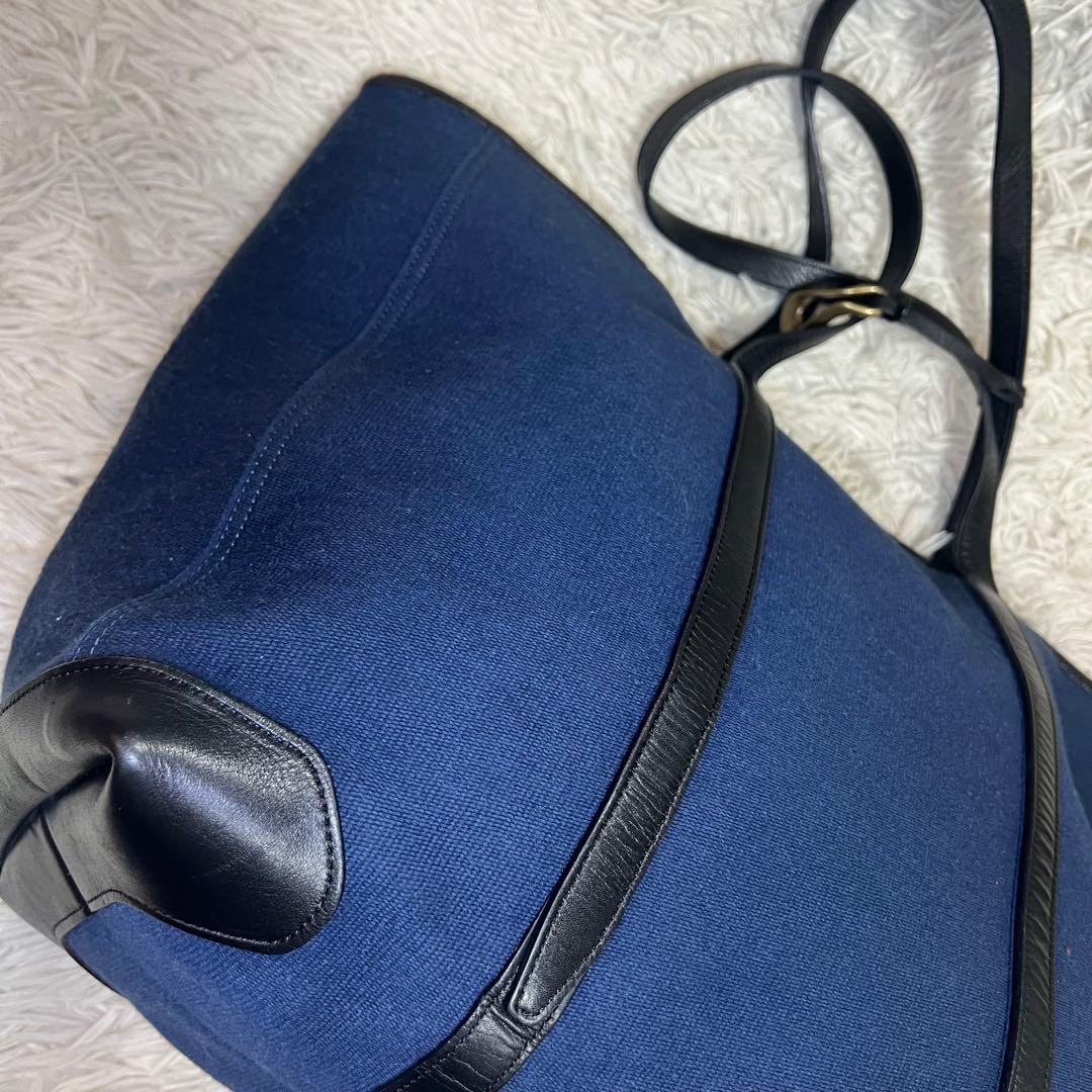 ETIAM エティアム トートバッグ ファブリック ネイビー ビジネス