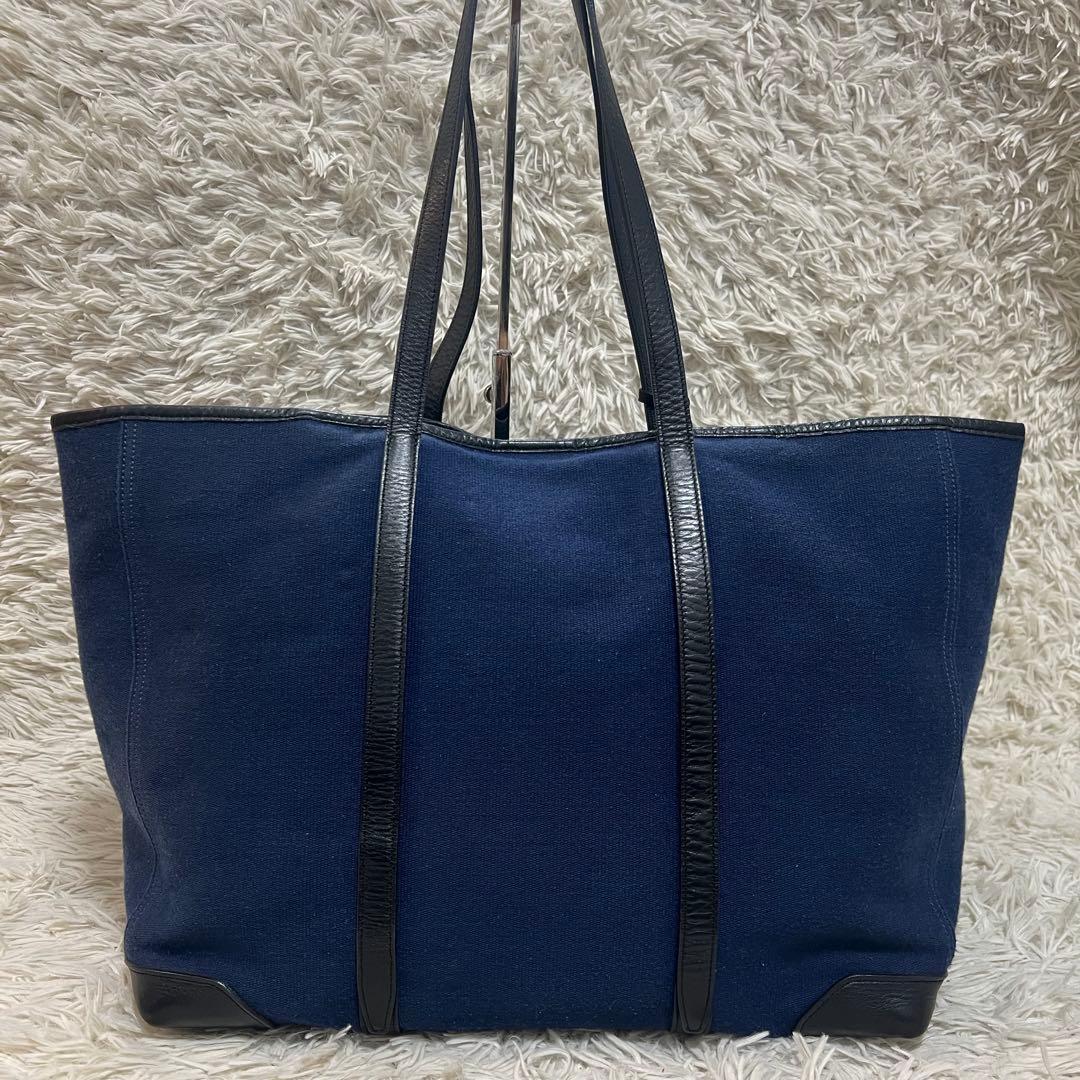 ETIAM エティアム トートバッグ ファブリック ネイビー ビジネス