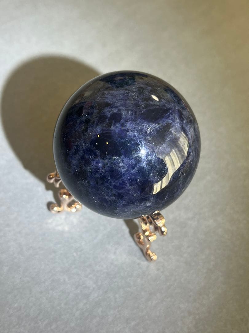 【高品質】アイオライト　スフィア　5.3cm