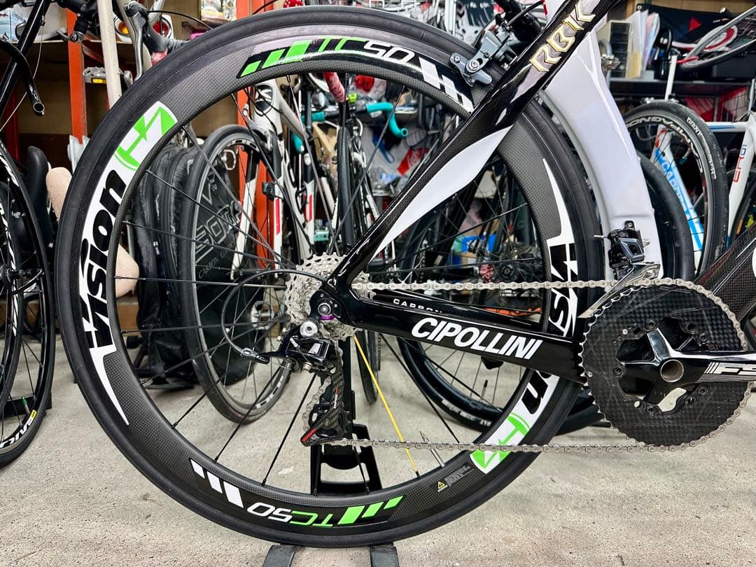 分解発送送料無料CIPOLLINI RB1Kタイプ中華カーボン カーボンホイール