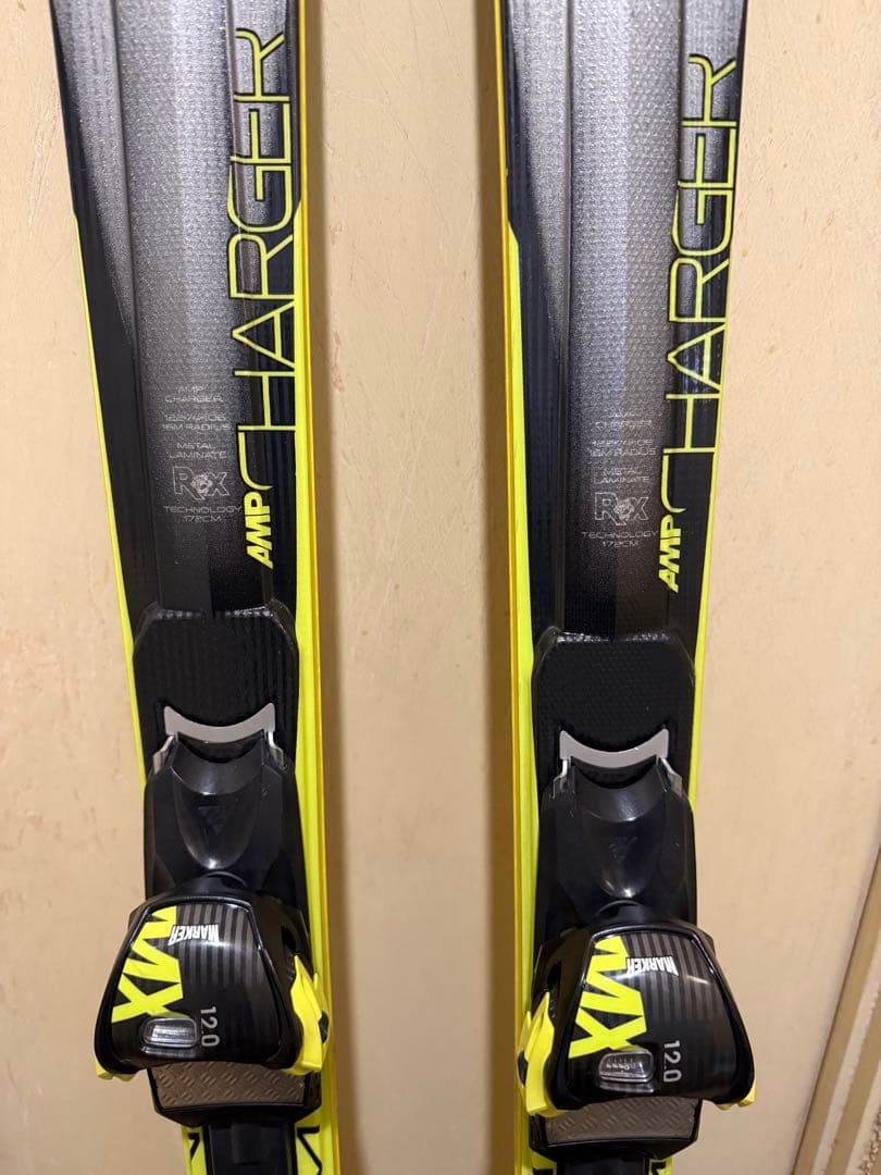 K2 AMP CHARGER スキー板 172cm ブラック/イエロー