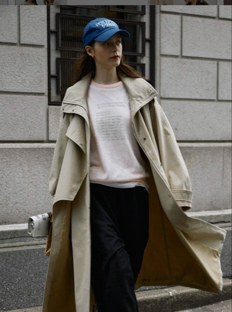 クレドナ　アレンジトレンチコート　ベージュ オーバーサイズ