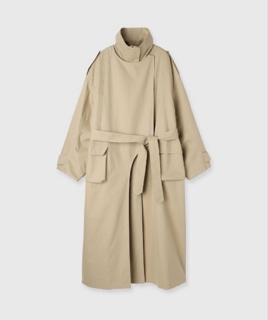 クレドナ　アレンジトレンチコート　ベージュ オーバーサイズ