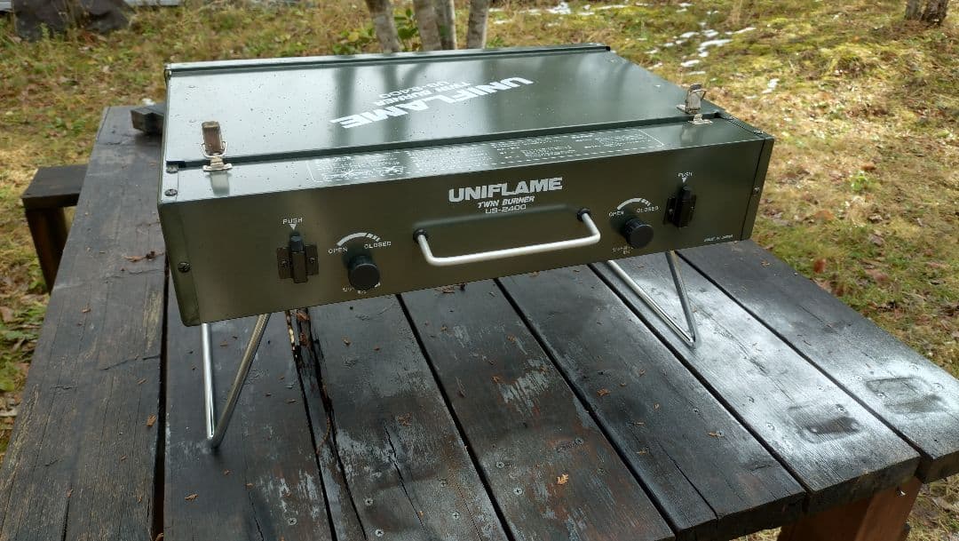 中*樹様 おまけ付き！未使用ユニフレームUS-2000＋コールマンスタンドセット