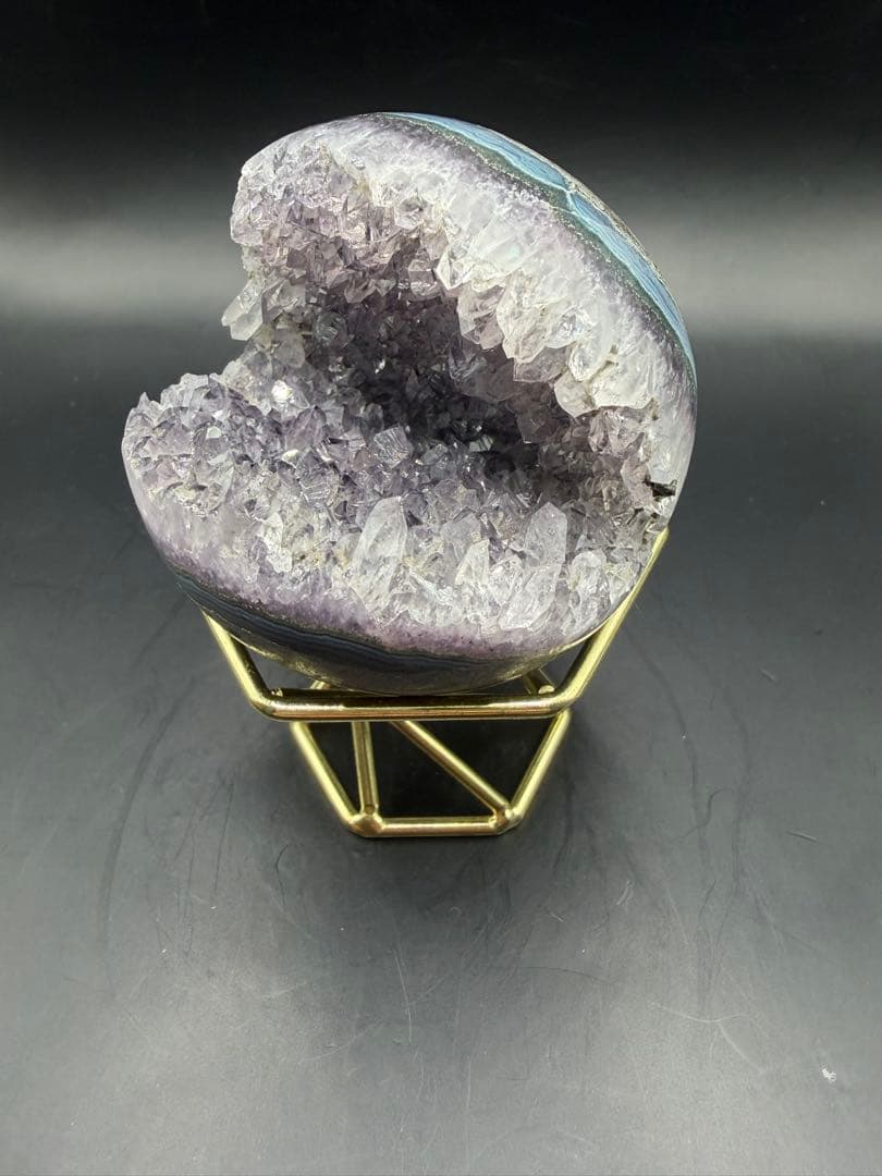 アメジスト 笑口 虹入り 210