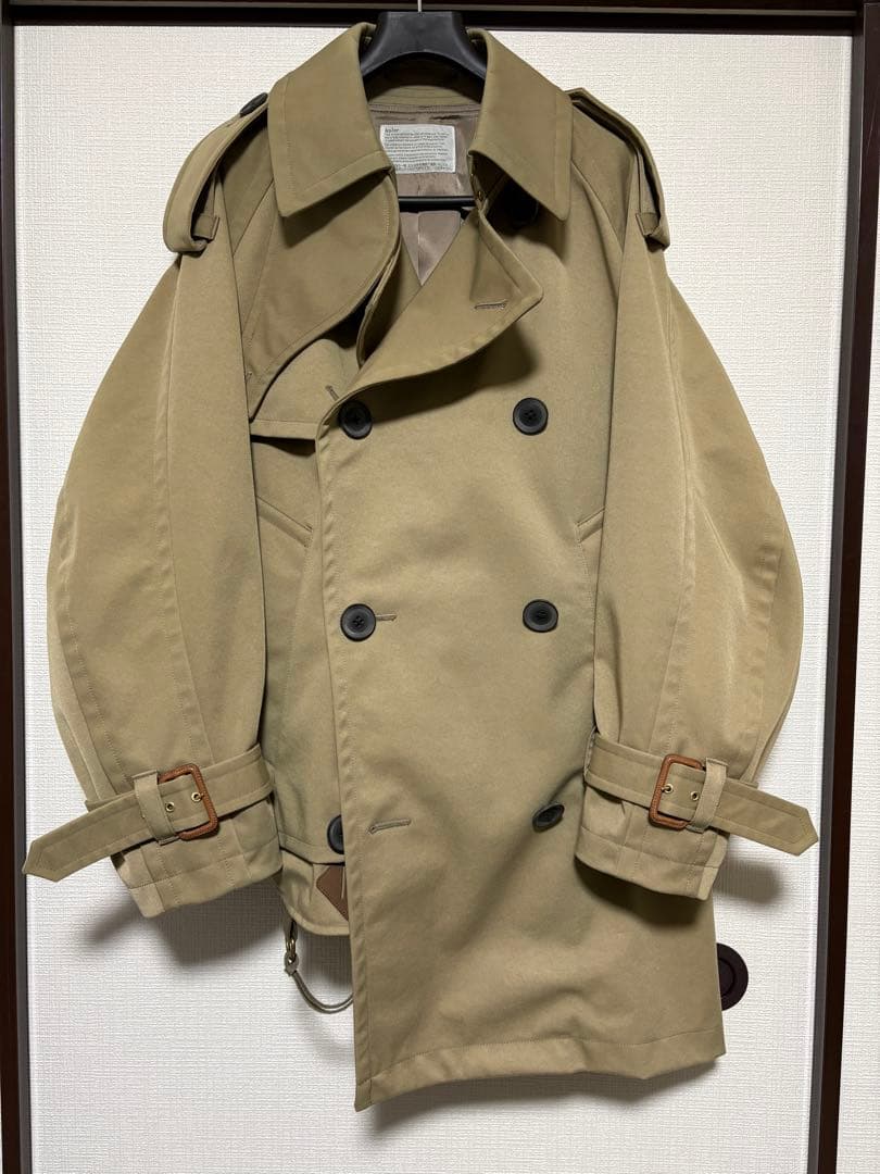 kolor 19aw 名作 トレンチコート