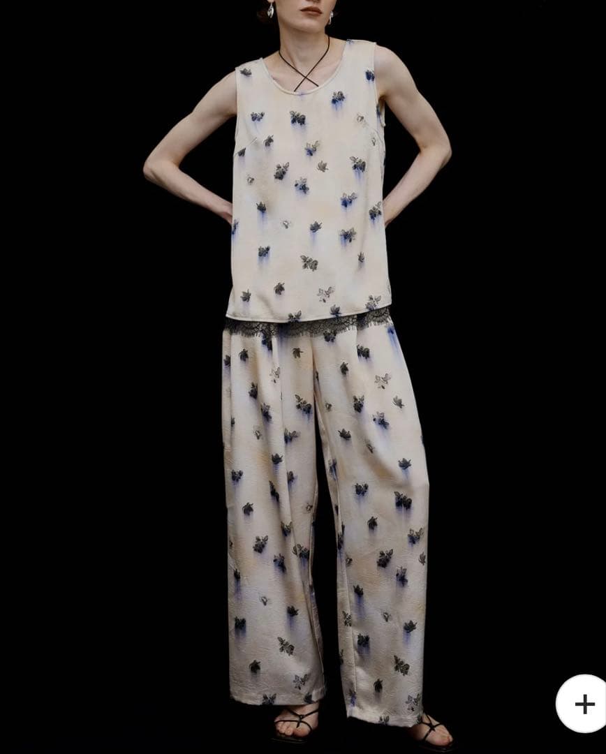 (*)様 CLARA SATIN TANK TOP アメリ