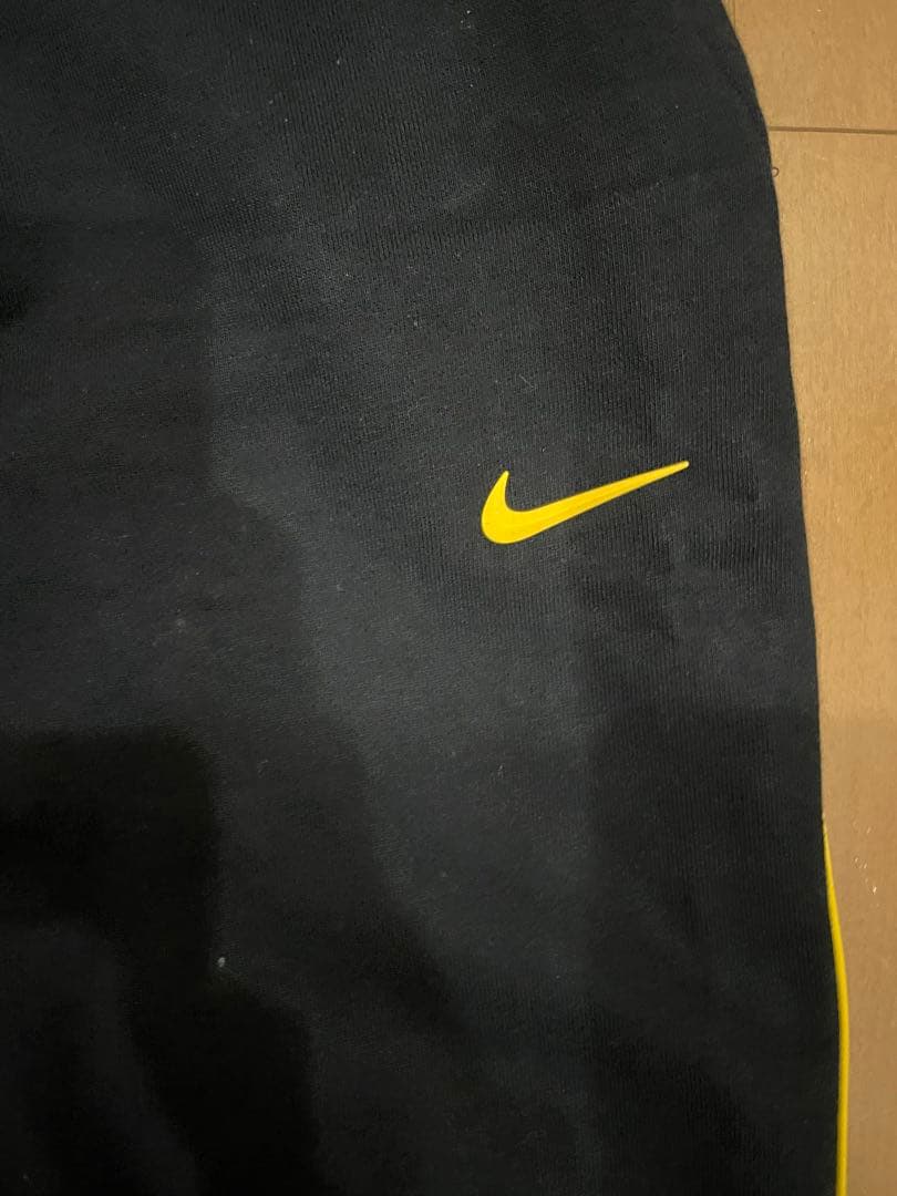 NIKE NOCTA Sセットアップ　パーカー×パンツ　ブラック × イエロー