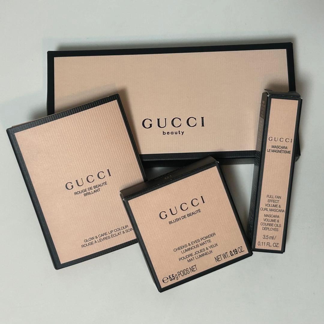GUCCI beautyミラー チーク マスカラ ルージュ セット