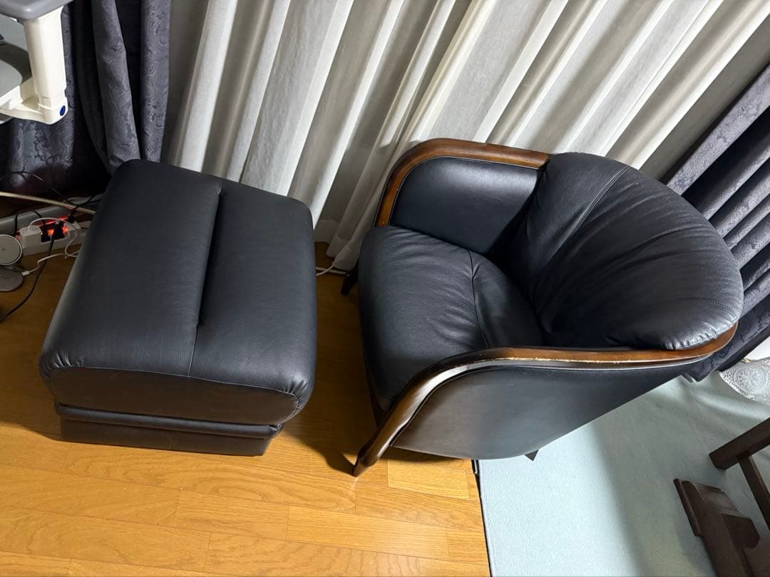 『maruni』マルニ 本革シングルソファ ソファ 1P 1シーター