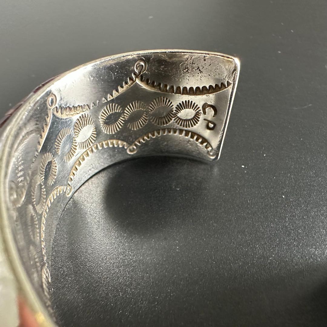 Navajo CP刻印　マルチカラーストーン　バングル